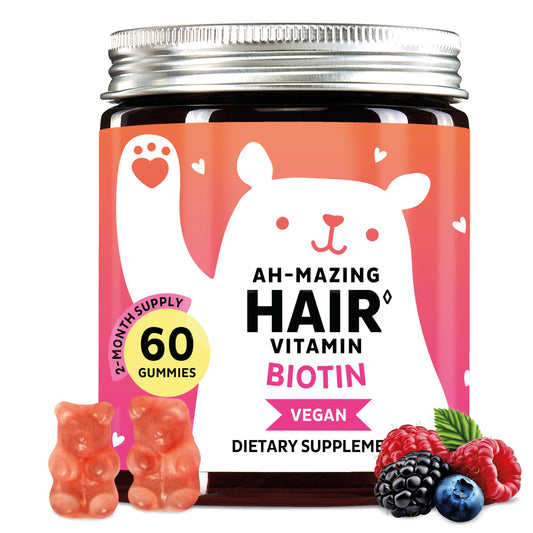 Bears with Benefits Biotin Gummies for hair growth and shine