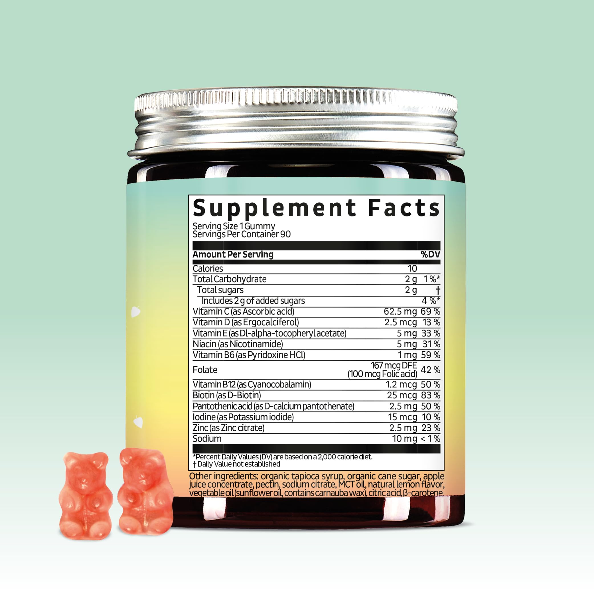 Bears with Benefits Immune Gummies made in Europe under strict quality standards.