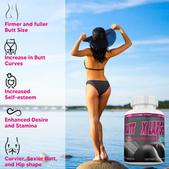 BEAUTIFYEM Butt XLarge packaging highlighting natural ingredients