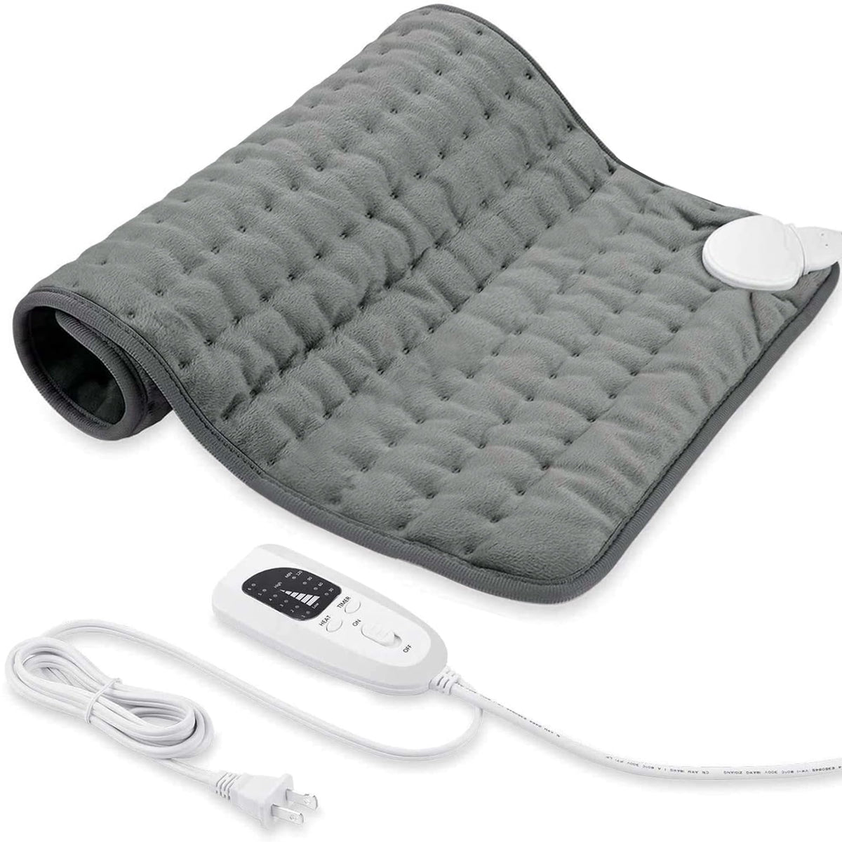 BEAUTIKEN heating pad on back and neck for soothing relief