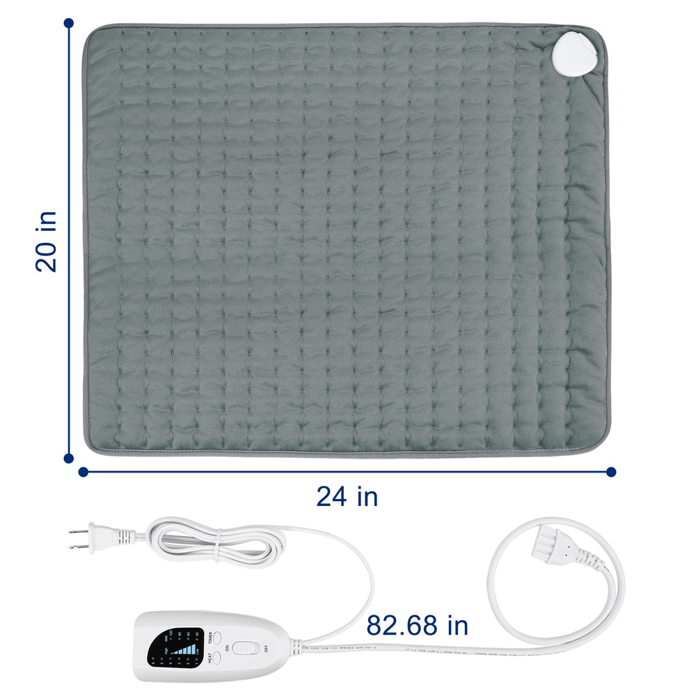BEAUTIKEN heating pad offers dry and moist heat modes for versatility