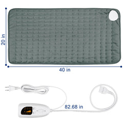 BEAUTIKEN Electric Heating Pad legs delivers even heat for leg relaxation.