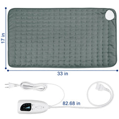 BEAUTIKEN heating pad timer display shows auto shutoff up to 120 minutes.