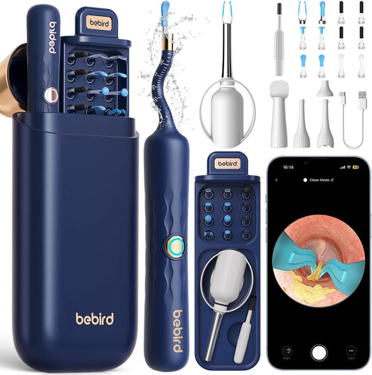 BEBIRD Earsight Plus camera view shows ear canal details clearly for gentle inspection.