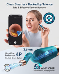 BEBIRD Earsight Ultra silicone tips provide gentle contact during ear care