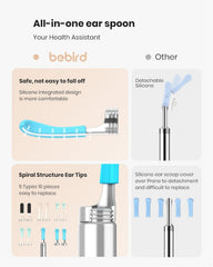 BEBIRD R1 6 LED lights illuminate the ear canal for gentle, visible cleaning.