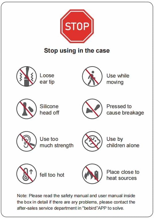 BEBIRD R1 patented design supports safe inspection of ear, nose, and throat.