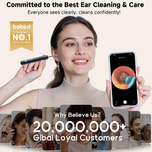 BEBIRD R1 Ultra ear scope with light aids safe ear checks at home.