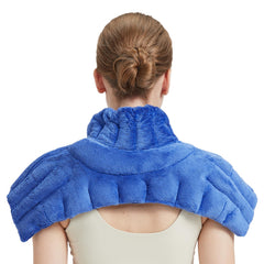 BECGAM microwavable heating pad neck wrap full coverage for instant warmth