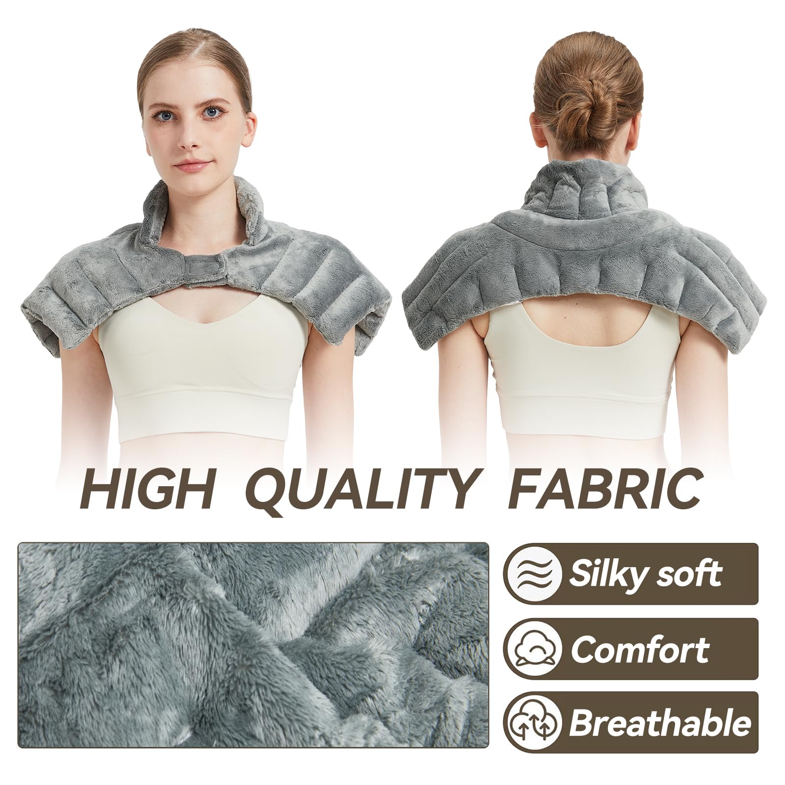 BECGAM wearable neck warmer provides hands-free warmth during activities