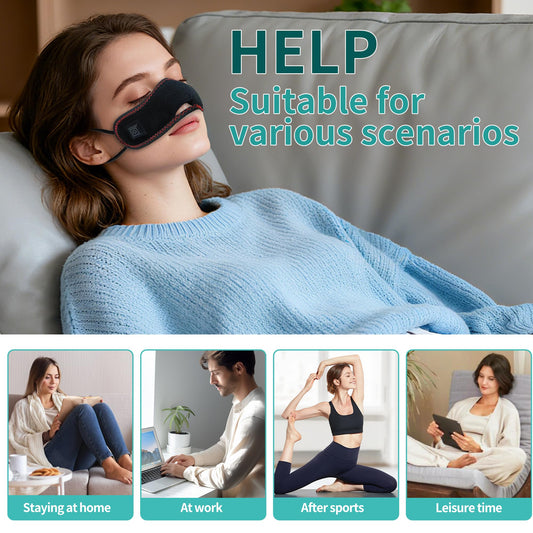 BEDHUM nose warmer with ergonomic bands for a secure, comfortable fit.