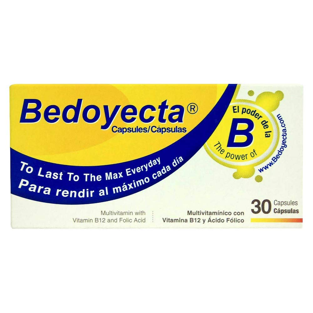 Bedoyecta multivitamin pack of four boxes for daily nutrient support