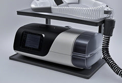 ResMed bedside shelf with removable hooks for AirSense 11, keeping essentials within reach.