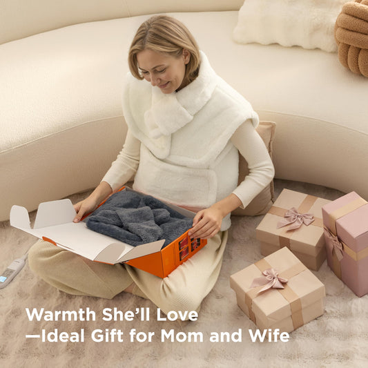 Bedsure heating pad neck and shoulders wrap provides versatile warmth for daily relief.