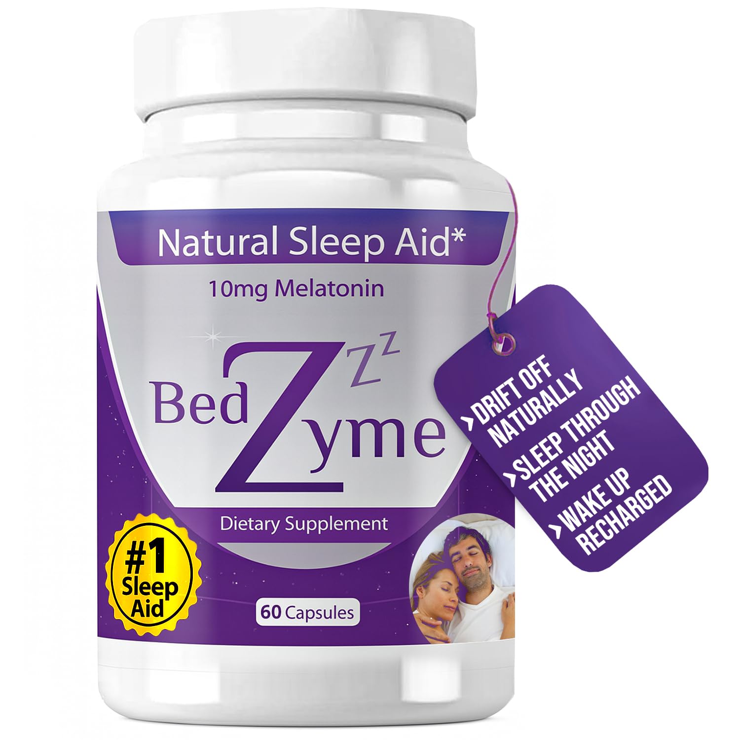 BedZyme Sleep Aid bottle pour for easy nightly routine