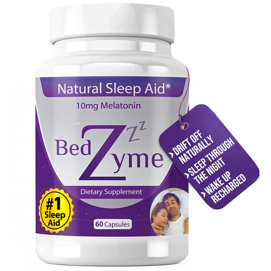 BedZyme Sleep Aid bottle pour for easy nightly routine