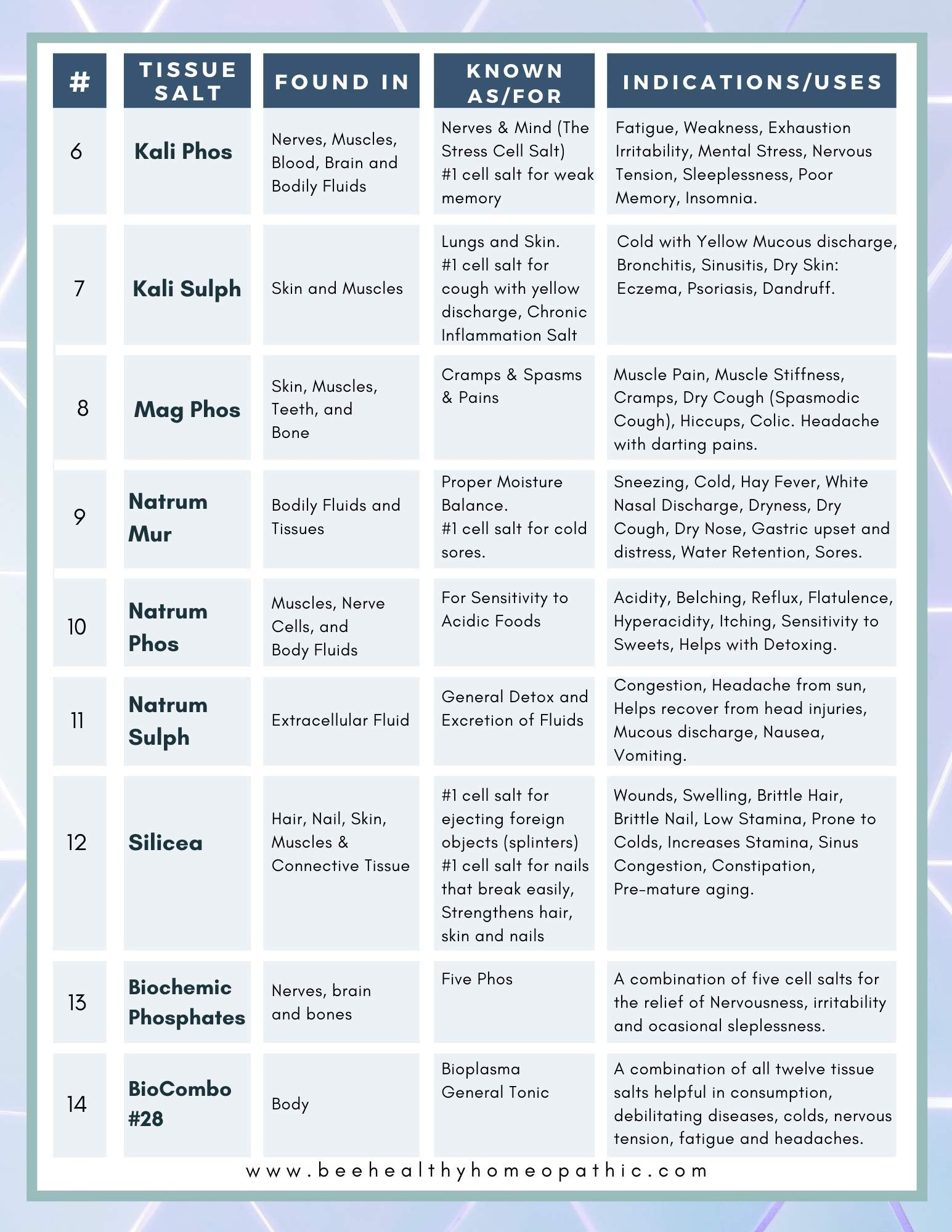 Active ingredients label for Natrum Phosphoricum 6X shows traditional homeopathic origin