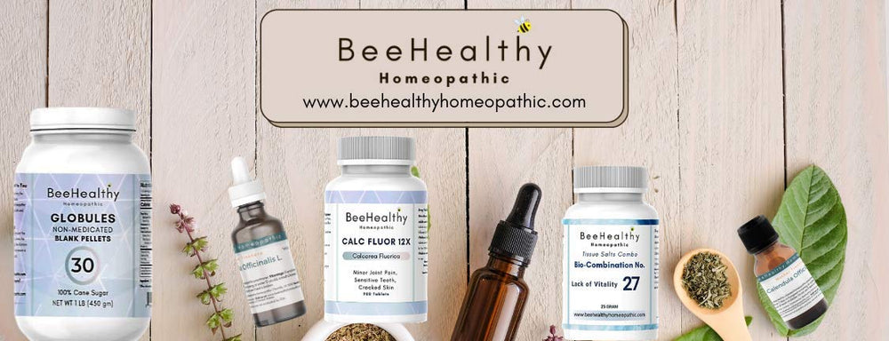 Intact tamper seal on BeeHealthy Natrum Phosphoricum 6X jar