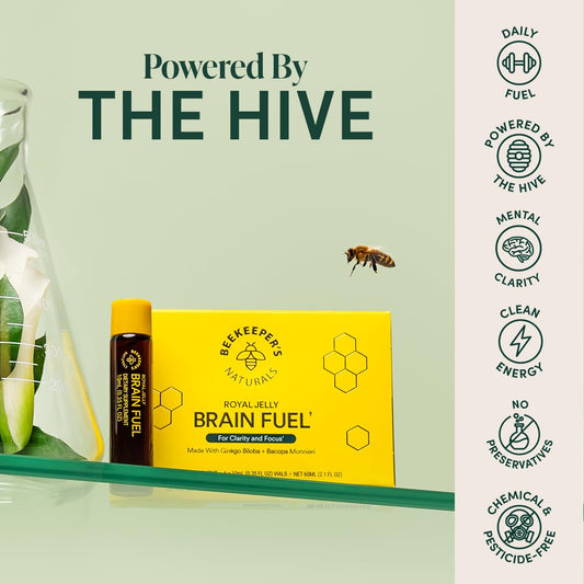 Beekeepers Naturals B.LXR two-pack display for ongoing focus
