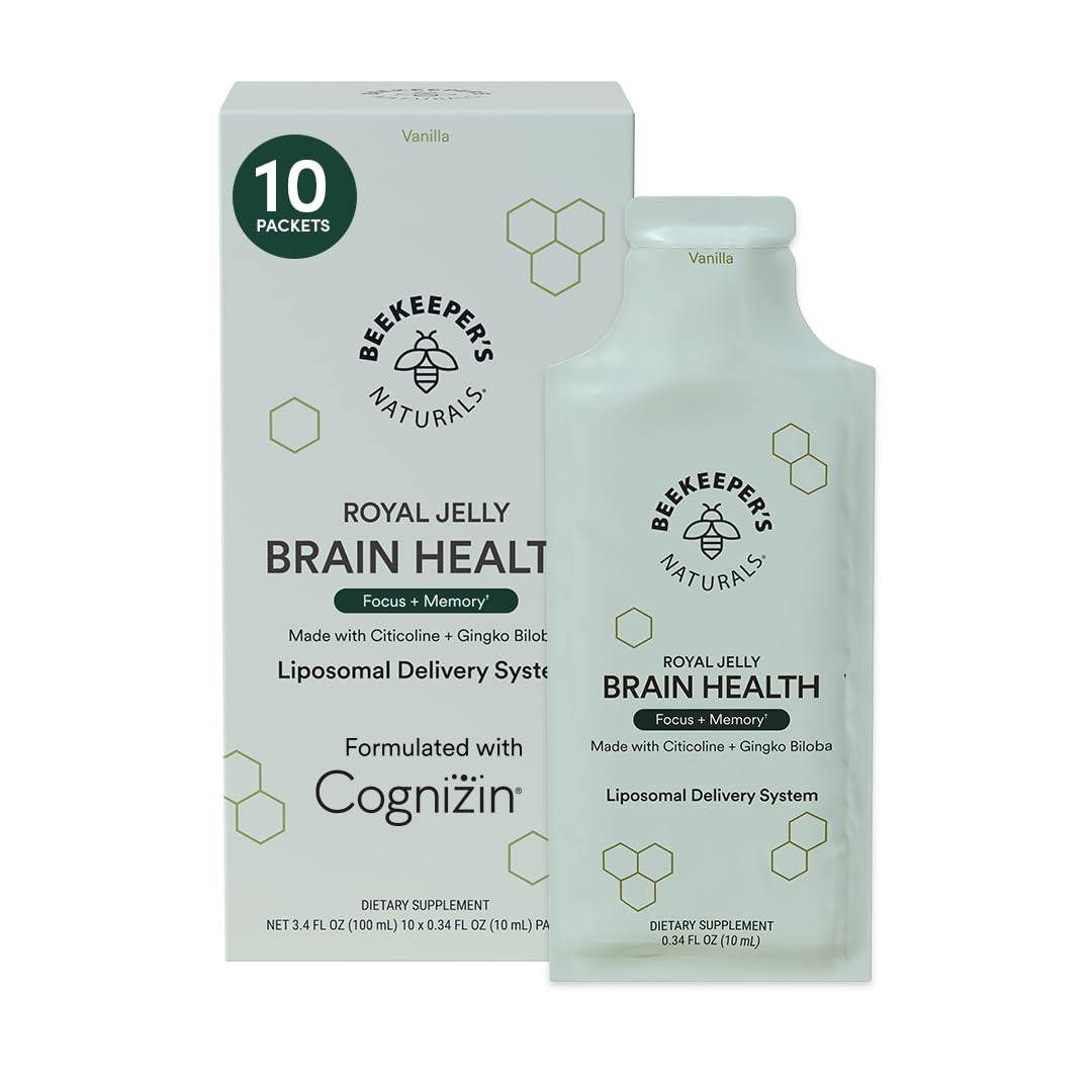Beekeeper's Naturals liposomal brain packets for fast absorption