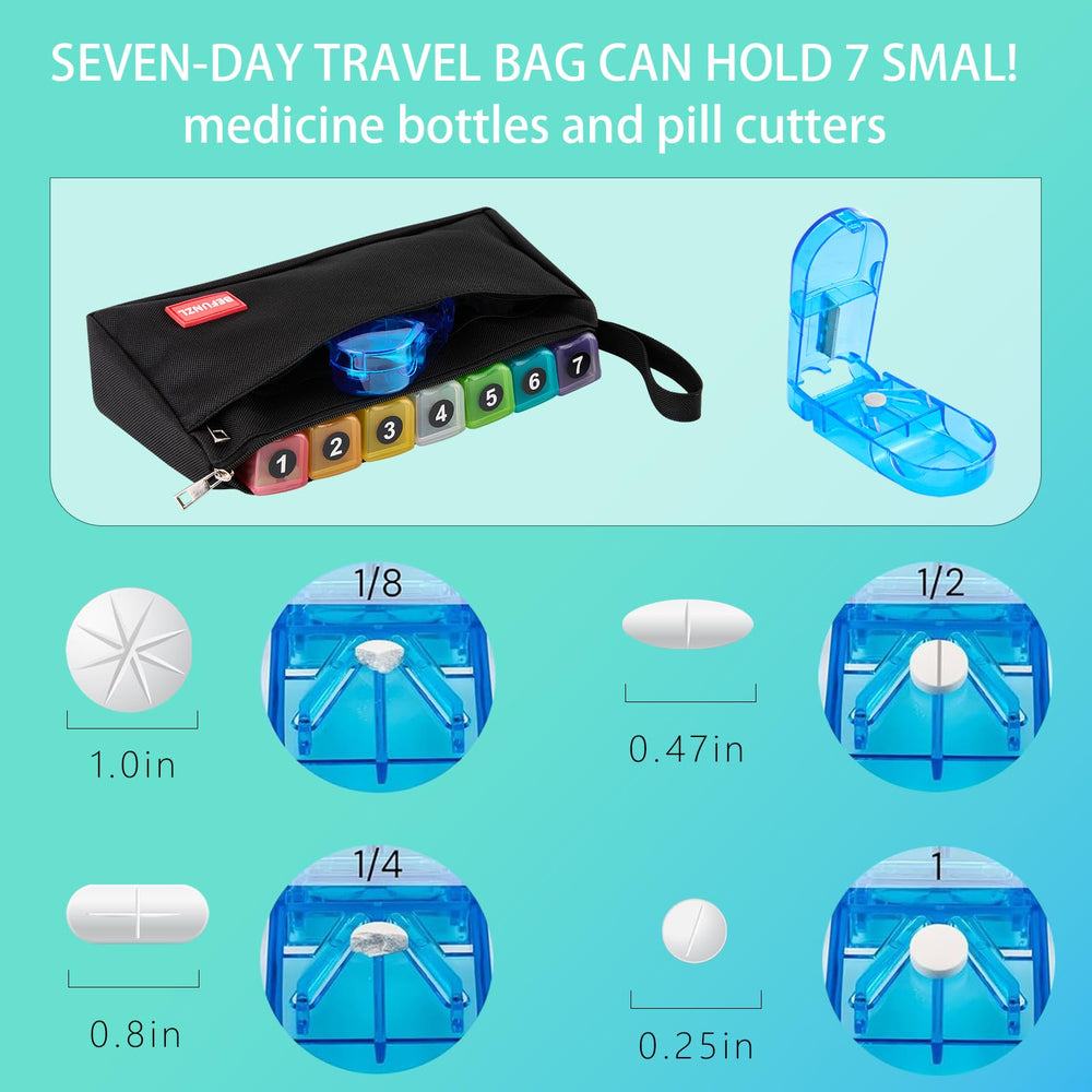 BEFUNZL digital stickers for labeling days and dosages.