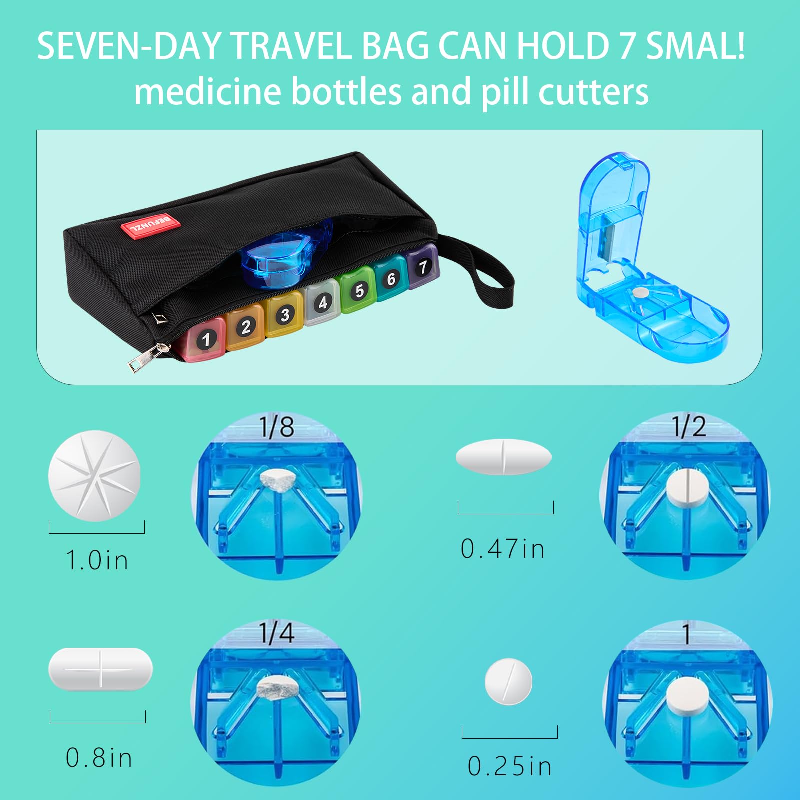 BEFUNZL Monday to Sunday stickers for clear daily planning.