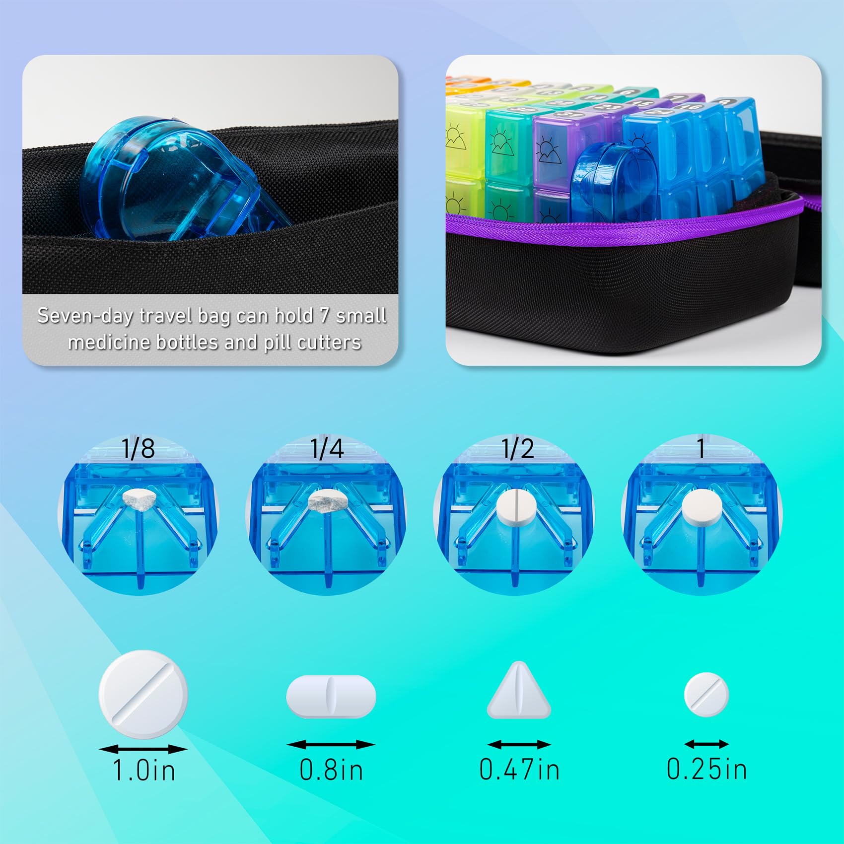 BEFUNZL sealed pockets prevent oxidation and keep pills fresh.