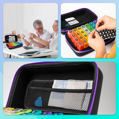 BEFUNZL translucent case enables quick pill visibility.