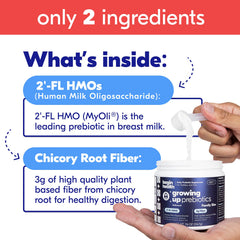 Begin Health Growing Up Prebiotics unflavored-scoop blends into yogurt or applesauce