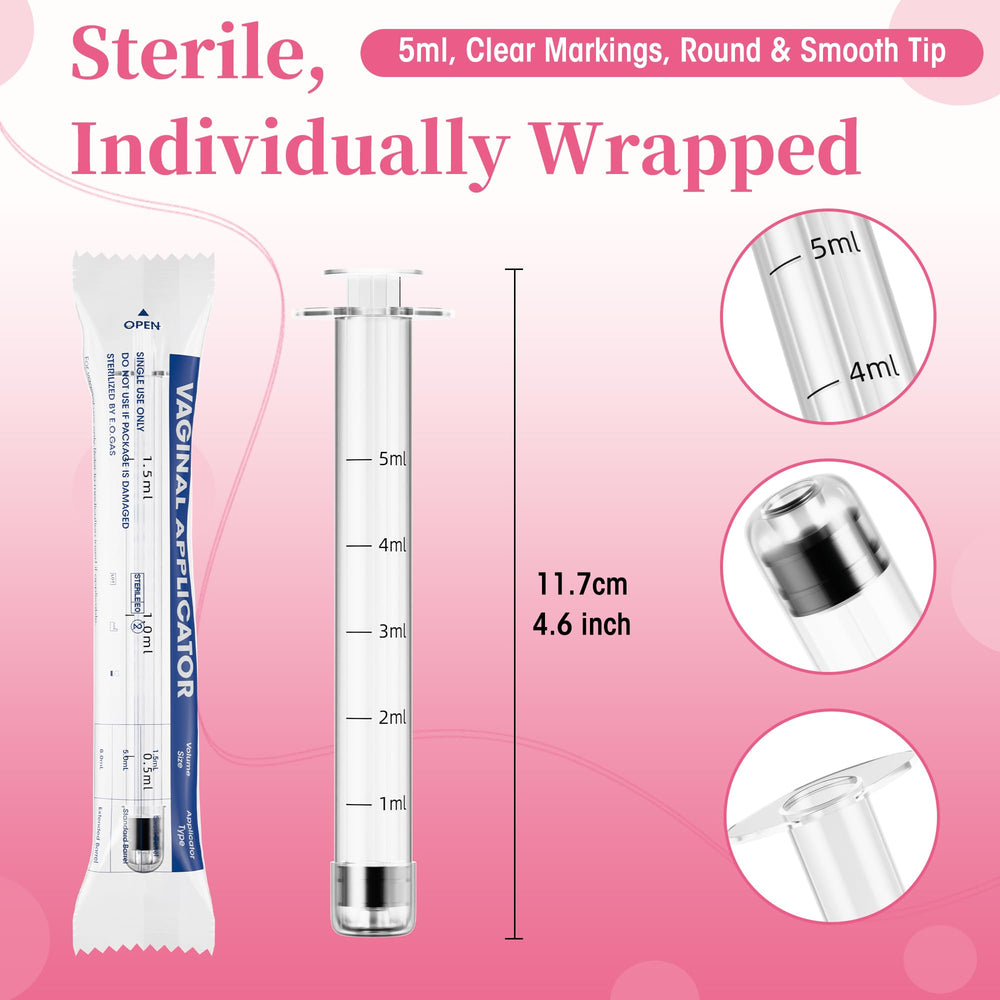 BeHerk 8ml lube injector design supports easy delivery of gels.