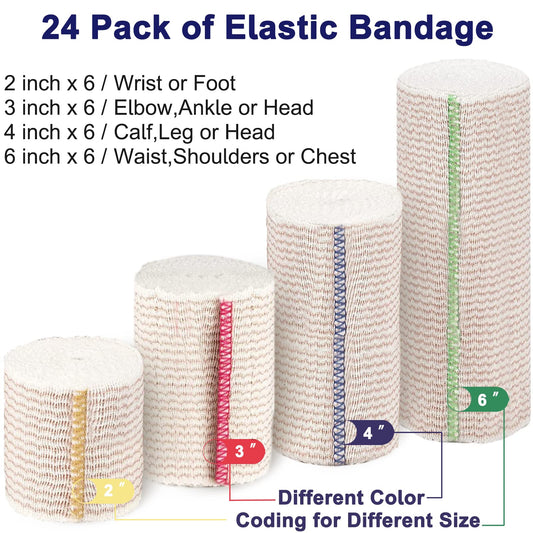 Beieverluck 3-inch wrap stabilizes ankles and knees with secure, comfortable compression