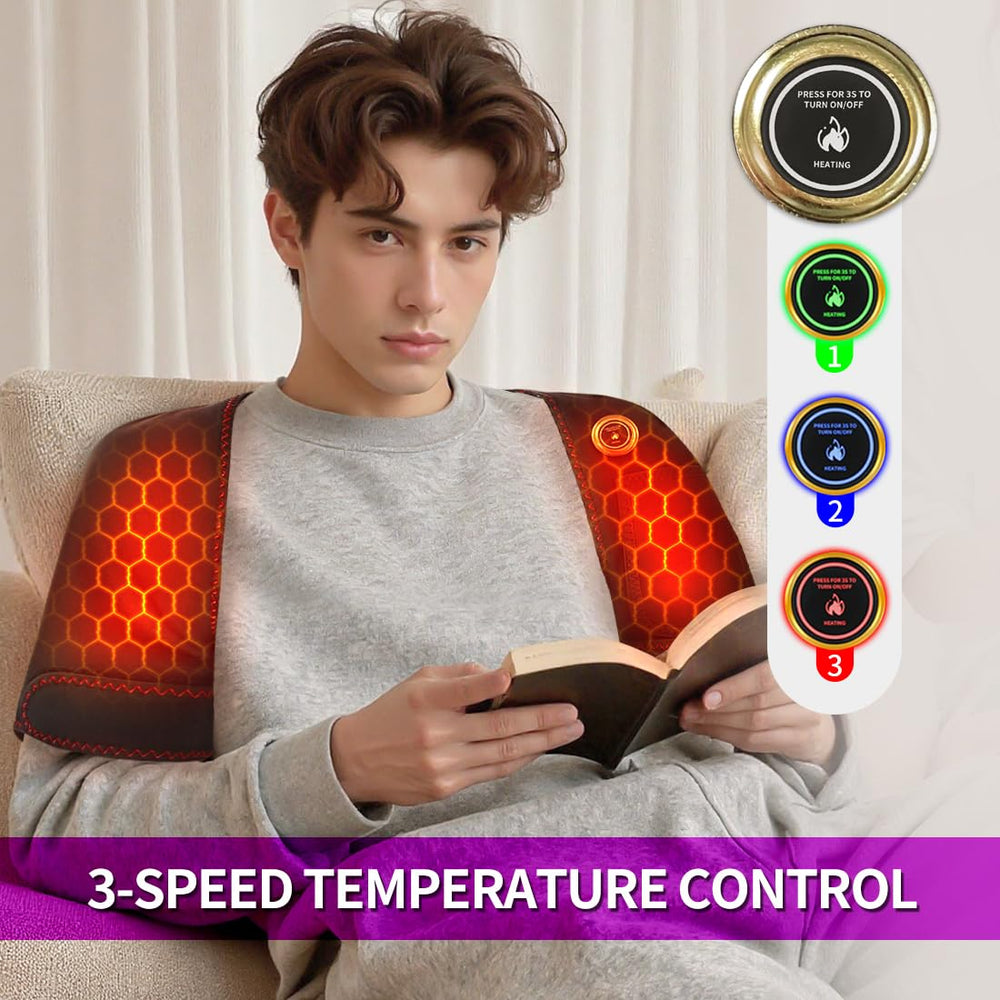 Beihaixiang massage function offers relaxing vibration for upper back.