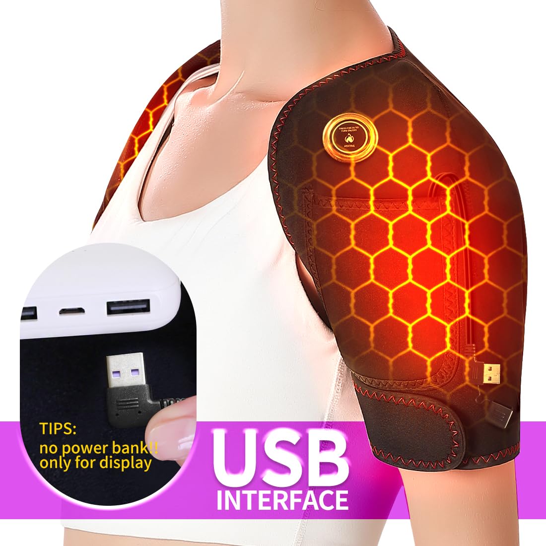 Beihaixiang wrap-around design ensures optimal shoulder contact.