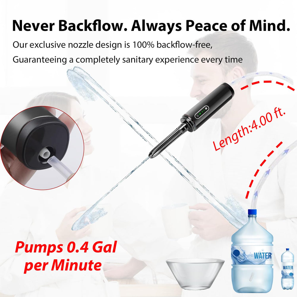 Belcore Douche uses steady pressure flow for consistent cleansing.