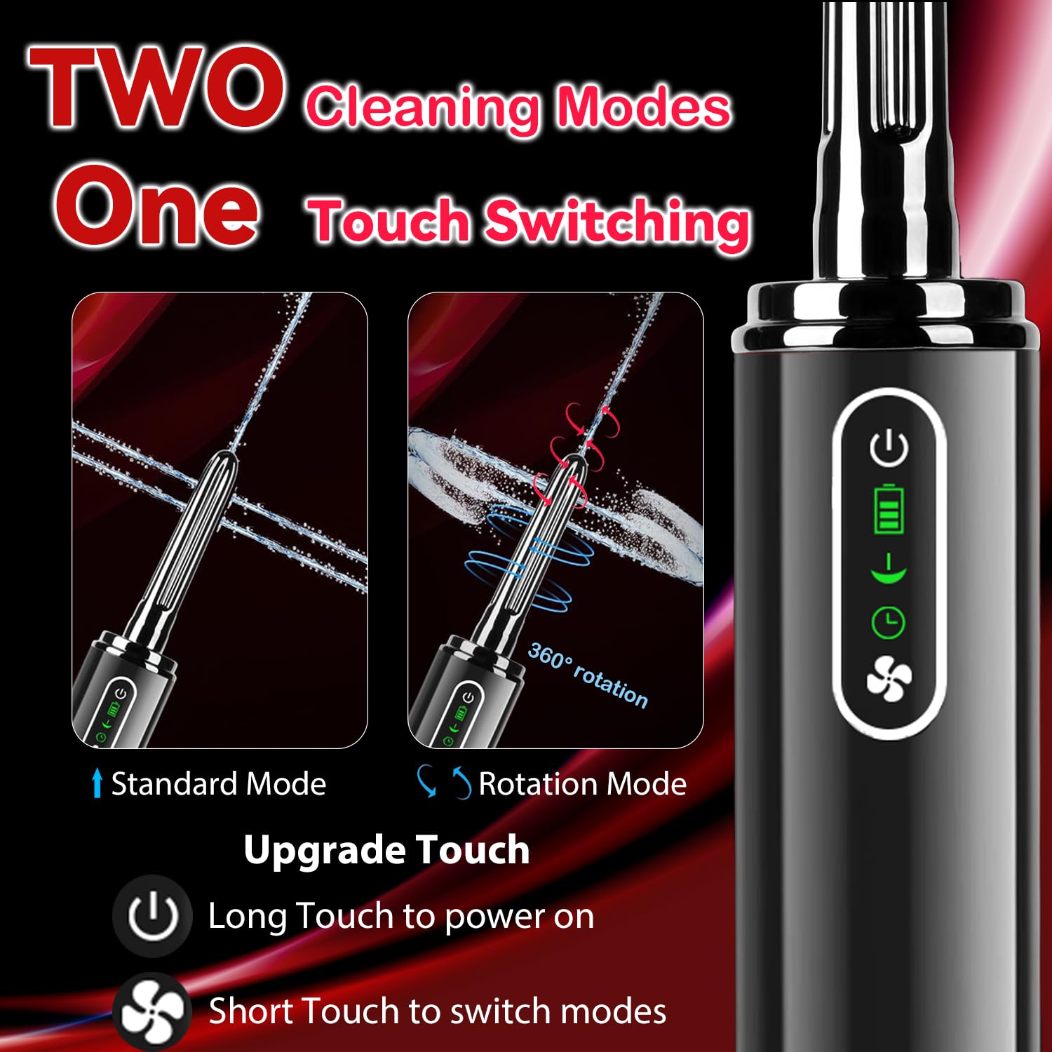 Belcore Upgrade Enema Douche rotating nozzle delivers thorough cleaning action.