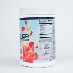 Believe Supplements Protein Refresher nutrition label emphasizes protein, electrolytes, and antioxidants.