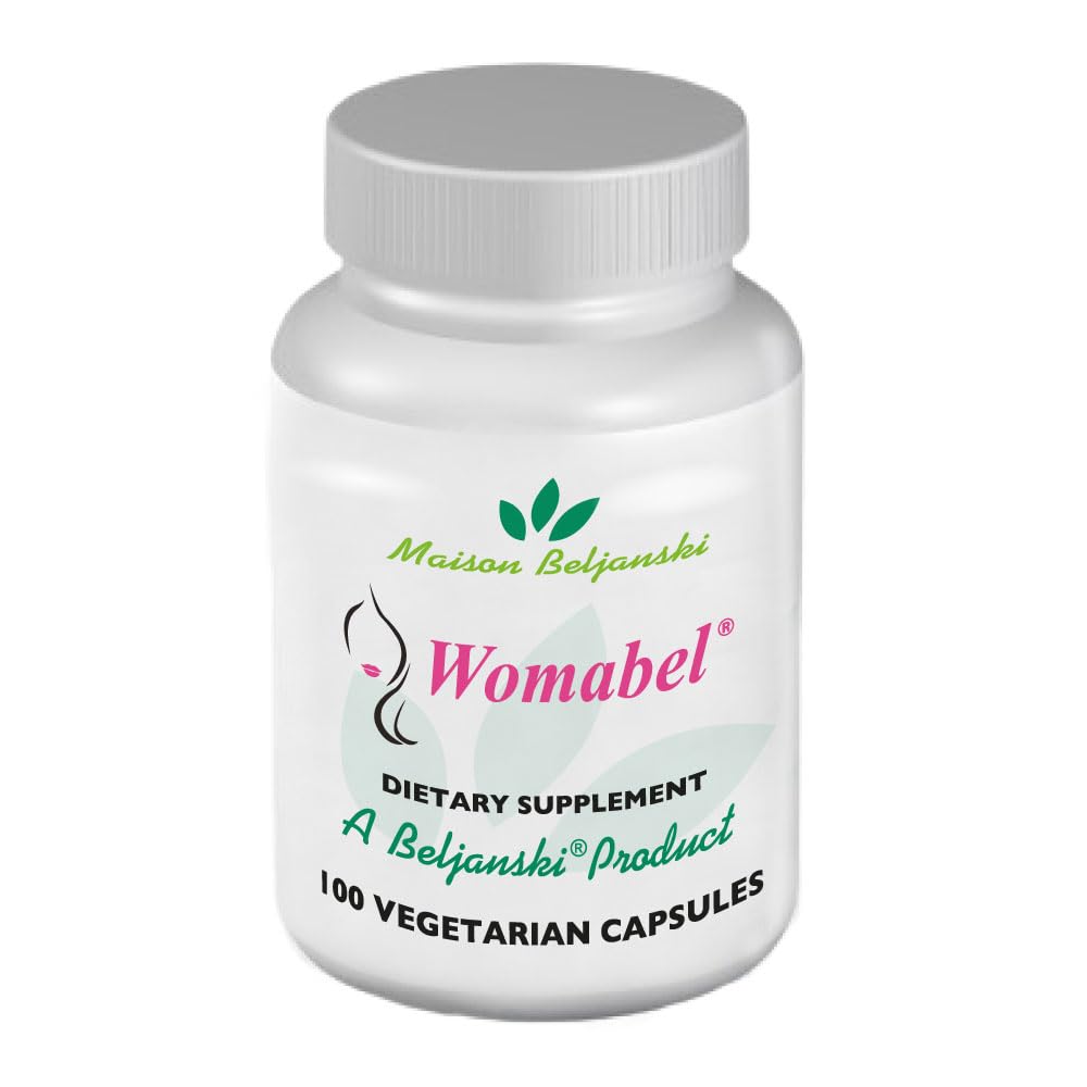 Beljanski Womabel bottle front for convenient daily health support.
