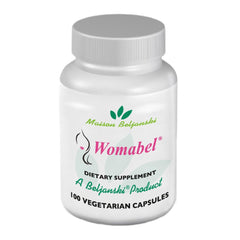 Beljanski Womabel bottle front for convenient daily health support.