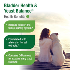 Bell Bladder Health & Yeast Balance ingredients highlight natural extracts for supportive balance.