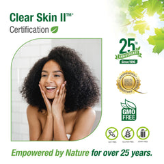 Bell Clear Skin II bottle beside daily routine plan