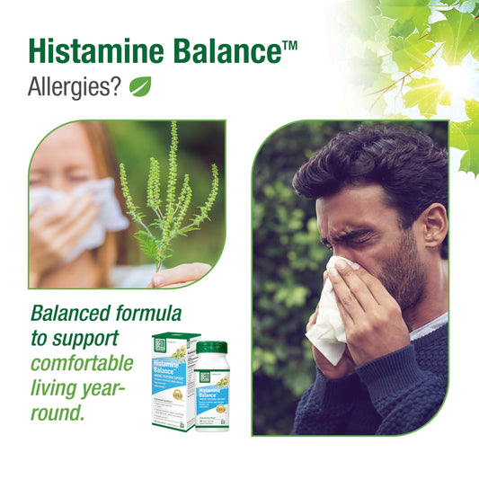 Bell Histamine Balance capsules close‑up showing veggie capsules