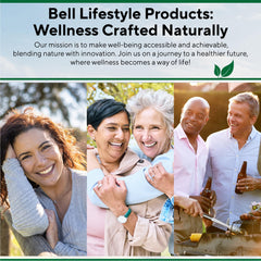 Bell Lifestyle Calming Stress Blend ingredients chart lists key calming components