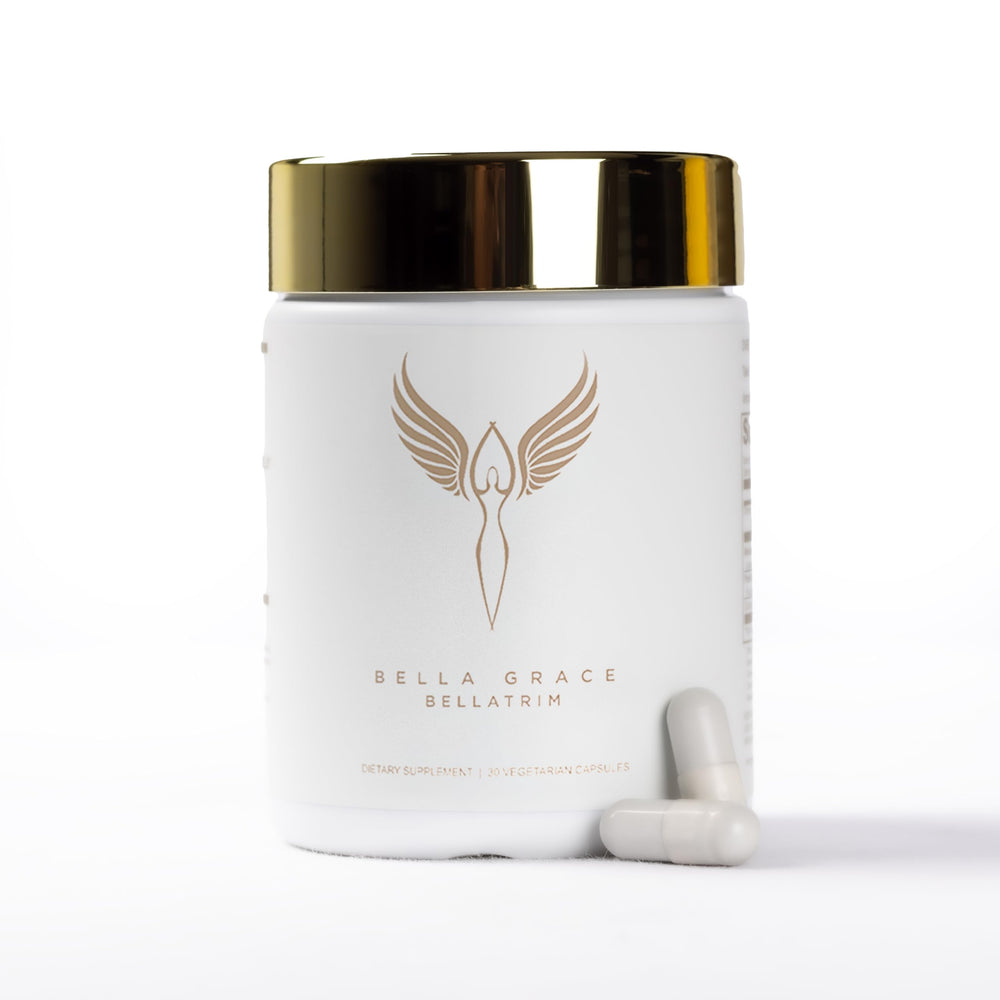 BellaTrim bottle front view for convenient daily weight support.
