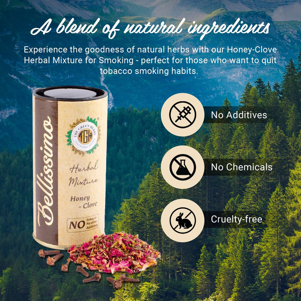 Bellissimo plant-based smoking blend emphasizes natural ingredients for mindful use