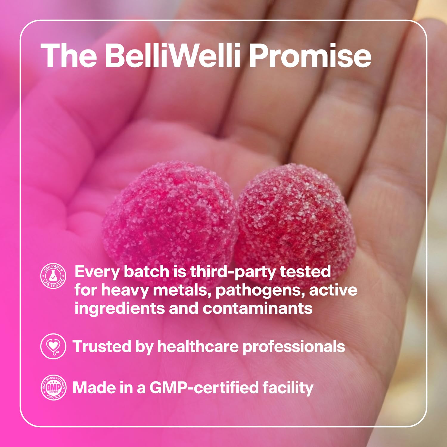 Belli Welli gummies on a kitchen counter for everyday use