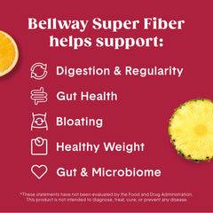 Bellway Super Fiber Powder Fruit Punch dissolving in water for quick, sugar-free mix