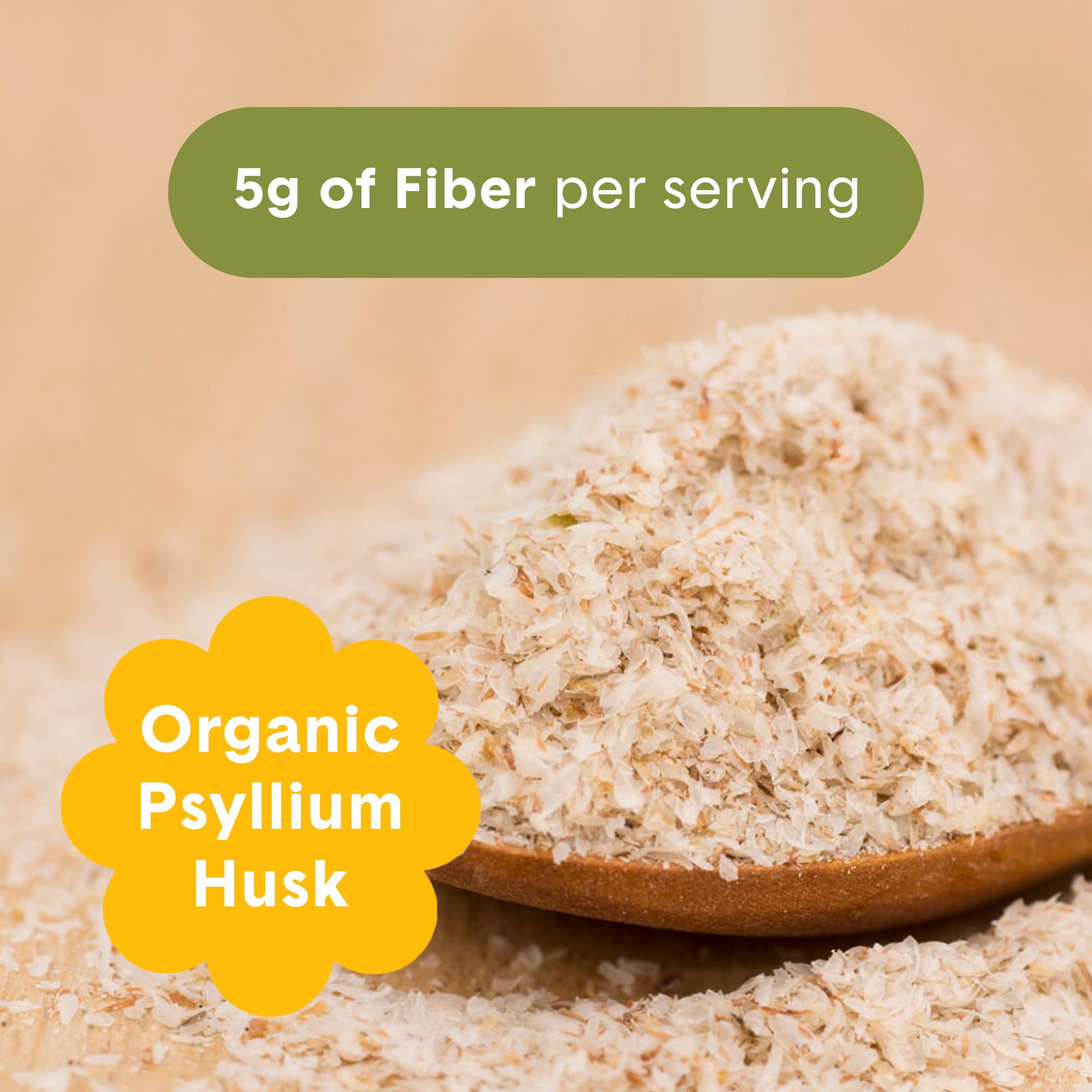Bellway serving spoon shows easy daily dosing for steady fiber intake.