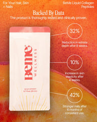 Radiant skin close-up with BeMe for confidence.
