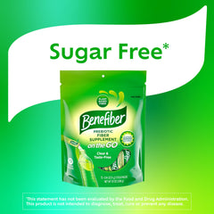 Benefiber daily fiber routine image promoting consistent use