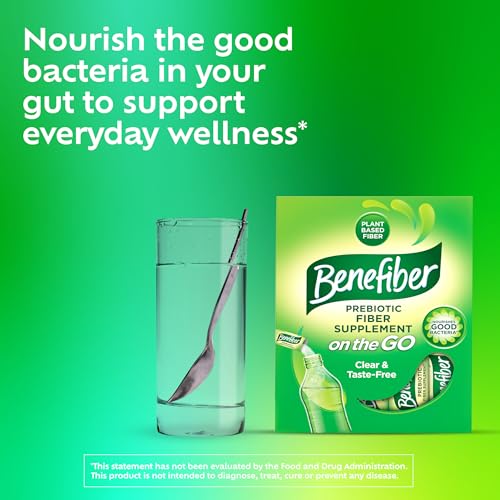 Benefiber On the Go being added to water for easy fiber intake